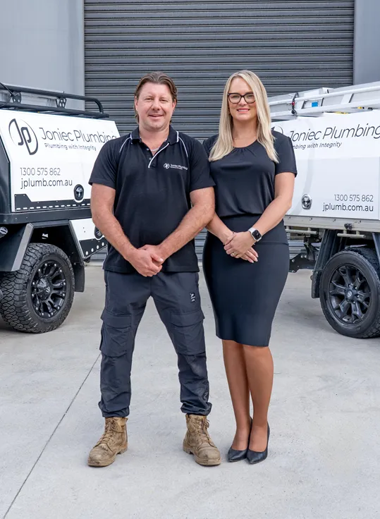 Joniec Plumbing Owners Sharee & Blake